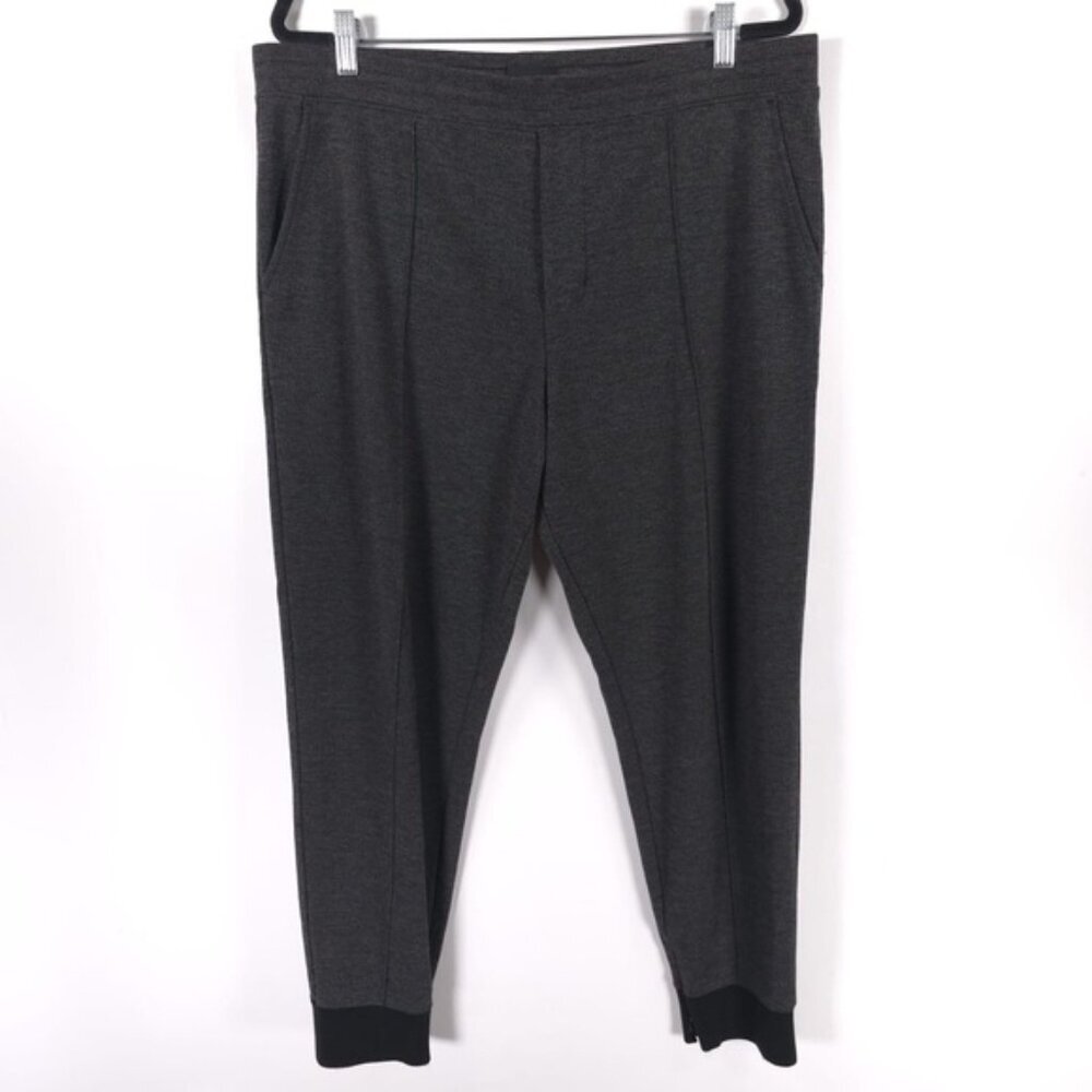 VINCE. Men’s Tapered Pants Jogger Drawstring Ankle Zip Rayon Blend Pockets LARGE